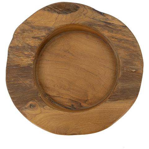 Vassoio Natura 23 - Marrone - Legno - 20x20x6 Cm - Foto 2