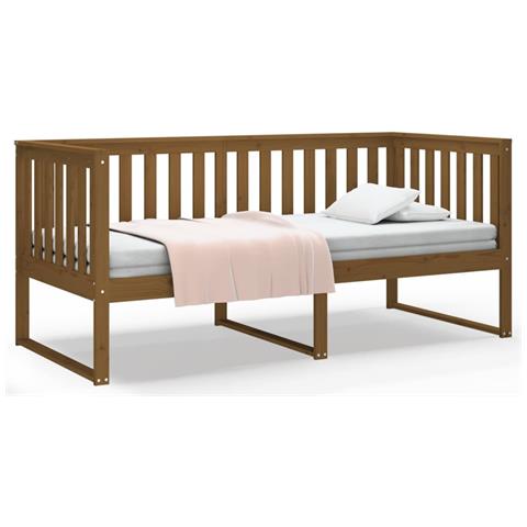 Lusso Casadino -  Dormeuse Ambra 100x200 Cm In Legno Massello Di Pino - Foto 1