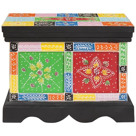 Scatola di Stoccaggio 40x30x30 cm in Legno di Mango - Foto 2