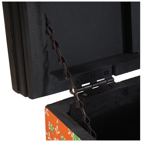 Scatola di Stoccaggio 40x30x30 cm in Legno di Mango - Foto 9