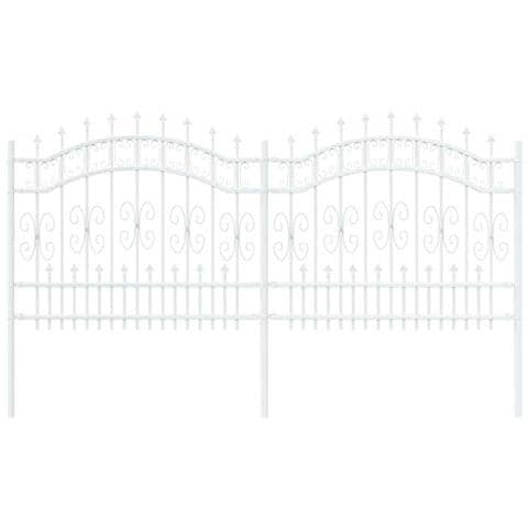 Recinzione da giardino Bianco 140 cm - Foto 1