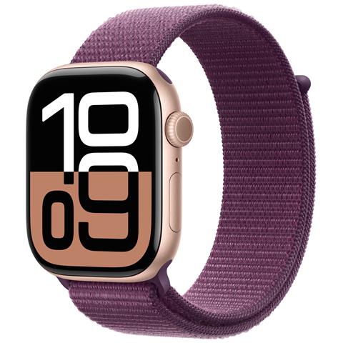 Watch Series 10 Serie 10 GPS + Cellular 46mm Cassa in Alluminio color Oro Rosa con Oro rosa Sport Loop - Foto 1