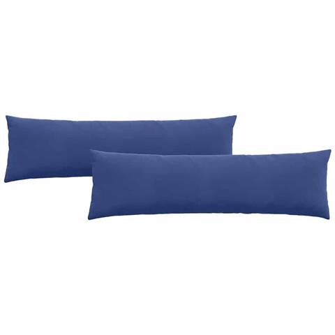Cuscini da Divano 2 pcs Blu Polizia 145 x 40 cm - Foto 1