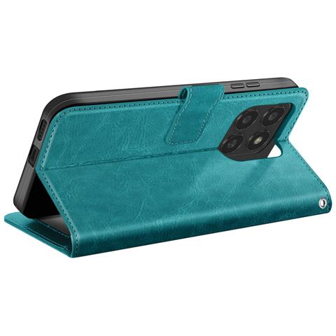 Custodia A Portafoglio Per Honor 400 Smart Antishock Con Laccio Da Polso Incluso, Turchese - Foto 5