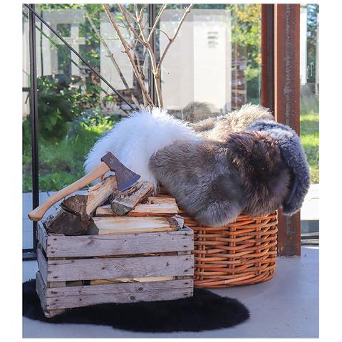 Pelle Di Agnello Vikasa Home Marrone 50x85 Cm - Foto 3