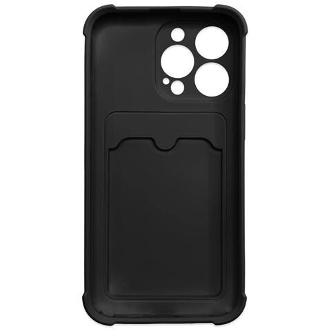 Custodia In Silicone Con Tasca Per Schede Per Xiaomi Redmi 10x 4g / Xiaomi Redmi Note 9, Cover Protettiva Tipo Borsa D'aria Nera. - Foto 3