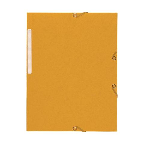 confezione da 25 pezzi - cartella con elastico 24x32cm arancio cartoncino lustre' 425gr - Foto 1