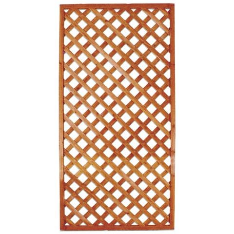 Pannello Eco grigliato in legno di pino impregnato Cm h 180x90 - Foto 1