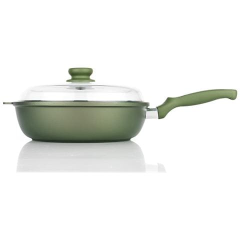 Tegame 1 Manico con Coperchio Diametro 28 cm - Linea Green Stone - Foto 1