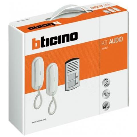 Kit Audio 2 Fili Bifamiliare Con Pulsantiera Linea 2000 Da Parete E Citofoni Sprint L2. I Citofoni Sono Dotati Di Pulsante Apertura Serratura E Pulsante Configurabile Per Funzioni Ausiliarie. - Foto 12