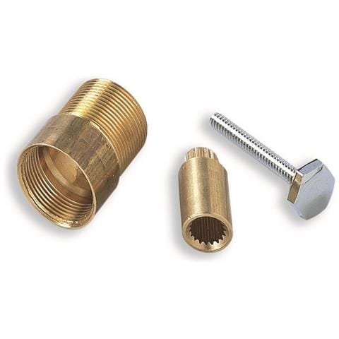 Kit Prolungamento Vitone Passo Rapido, 3 Articoli Per Prolungamento Vitone: Broccia Mm. 10,5 X 24 Filetto 25/19 Lunghezza Mm. 20 Vite 3/16'' X Mm. 30 - Foto 1