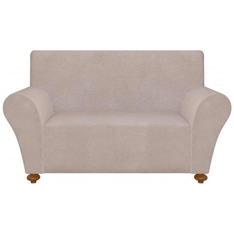 Copridivano Elastico Fodera Beige In Poliestere Jersey - Foto 1