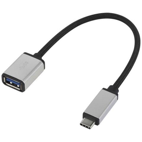Usb 3.1 Cavo Di Collegamento [1x Spina Usb-c™ - 1x Presa A Usb 3.0] Rf-usba-ms-01 Calza Intrecciata - Foto 1
