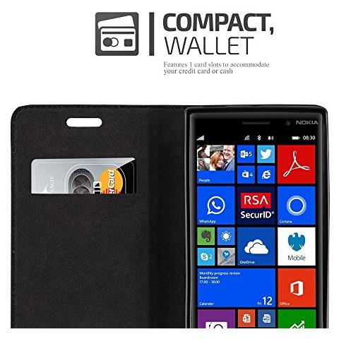 Custodia Compatibile Con Nokia Lumia 830 In Turchese Petrolio - Coperchio Protettiva Con Chiusura Magnetica, Funzione Stand E Tasca Per Le Carte - Foto 2