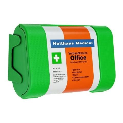 Holthaus Kit Primo Soccorso Ufficio, 26 X 17 X 9,5 Cm Verde - Foto 1