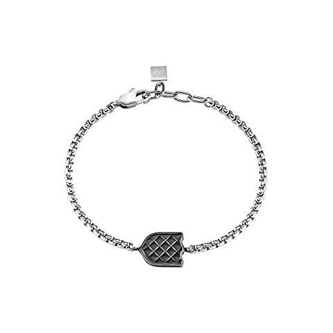 Bracciale Con Charm Uomo Acciaio inossidabile - Sakb14 - Foto 1