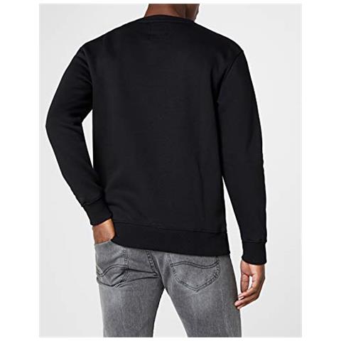 Alpha Industries Basic Sweater Maglione, Nero (nero 03), M Uomo - Foto 2