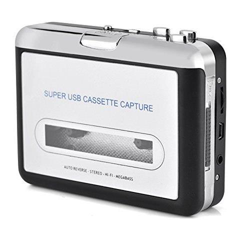 Portable Audio Cassette Converter Cassette Tape Usb Per Mp3 Cassette Capture Recorder Con Cd Cuffie - Foto 1