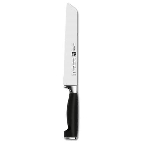 Bread knife, Acciaio inossidabile, Nero / Argento, Acciaio inossidabile - Foto 1