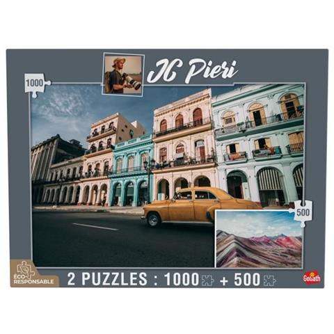 Acheter Puzzle JC Pieri - La Havane 1000 Pcs Et Rainbow Mountain 500 Pcs 8720077231849