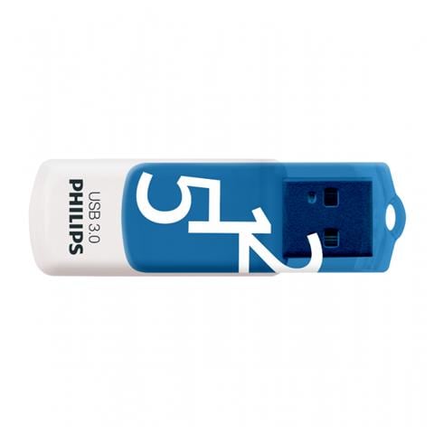 Chiavetta USB 512 GB Interfaccia USB 3.0 Colore Bianco Blu - Foto 3
