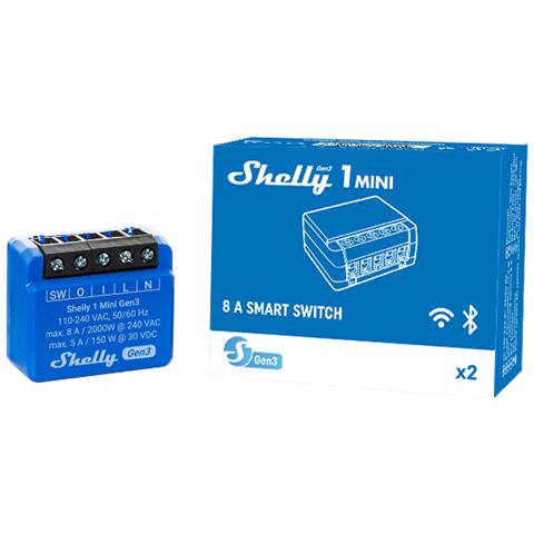 1 Mini Gen3 interruttore elettrico Interruttore intelligente 1P Blu - Foto 3