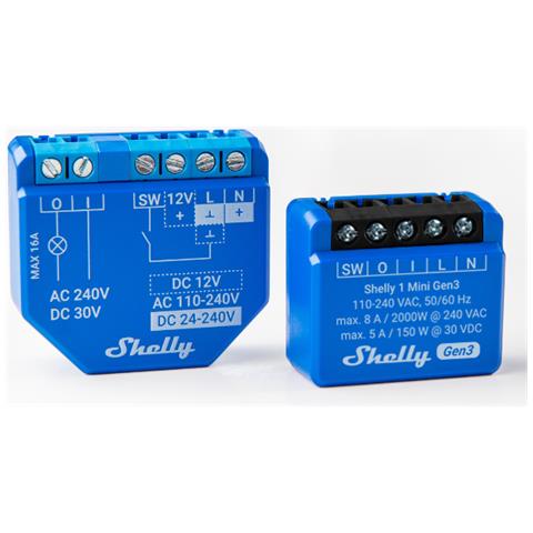 1 Mini Gen3 interruttore elettrico Interruttore intelligente 1P Blu - Foto 2