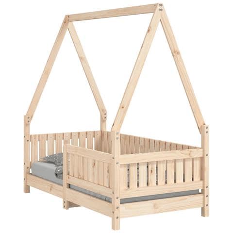 Giroletto per Bambini 70x140 cm in Legno Massello di Pino - Foto 2
