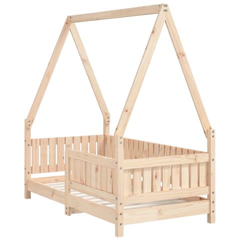 Giroletto per Bambini 70x140 cm in Legno Massello di Pino - Foto 3