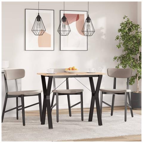 Telaio Gambe A Y Per Tavolo Da Pranzo 80x40x73 Cm In Ghisa - Foto 3