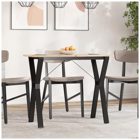 Telaio Gambe A Y Per Tavolo Da Pranzo 80x40x73 Cm In Ghisa - Foto 1