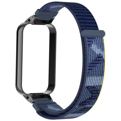 Cinturino In Nylon Per Xiaomi Redmi Band 2/8 Active Navyblue - Foto 2