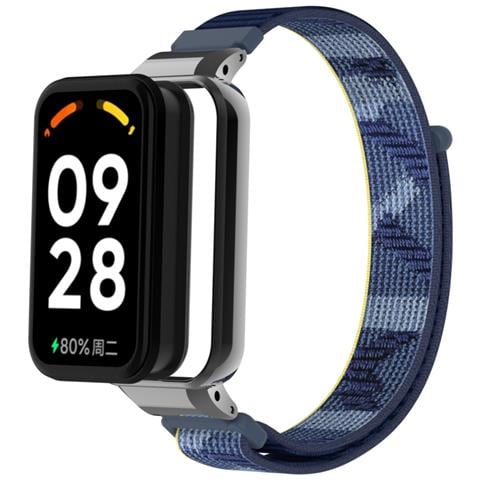 Cinturino In Nylon Per Xiaomi Redmi Band 2/8 Active Navyblue - Foto 4