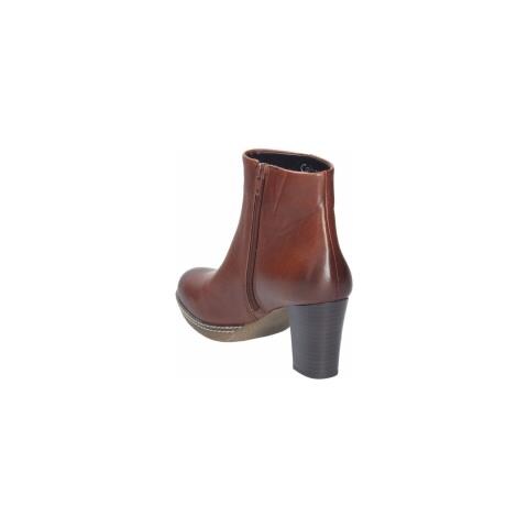 Stivali Con Zip Da Donna In Pelle Marrone 37 - Foto 3