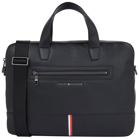 Corporate Computer Bag Borsa Per Laptop Sintetico Borse Uomo Nero Eu One Size, Am0am10928 Bds - Foto 1