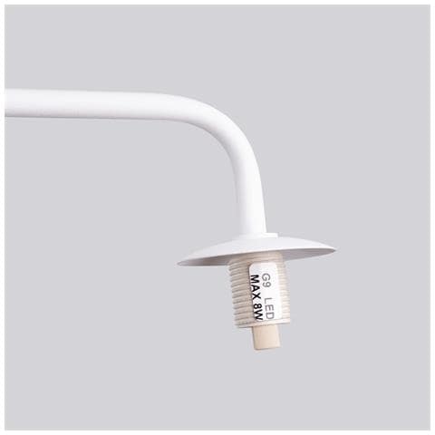 Lampada Da Parete Astral 1 Bianco Sl. 1658 - Minimalista Lampada Da Parete Bianco 21x10x22 Cm - Foto 8