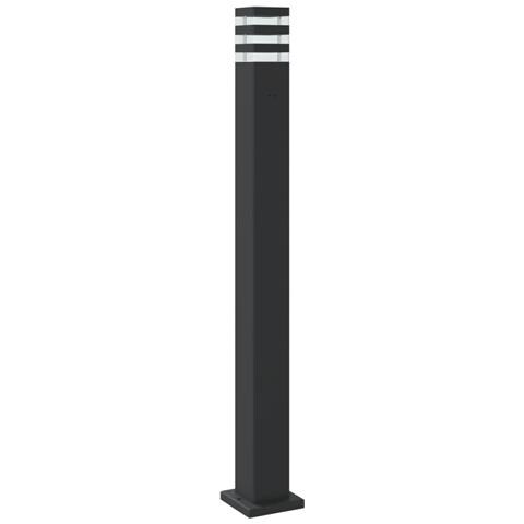 Lampade Terra per Esterni con Sensori 3pz Nere 110cm Alluminio - Foto 2