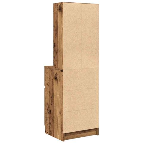 Comodino Legno Antico 39x35x125 cm in Legno Multistrato - Foto 9