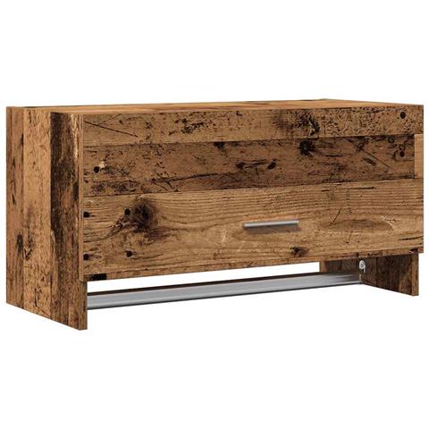 Armadio Legno Vecchio 70x32,5x35 Cm In Legno Multistrato - Foto 2