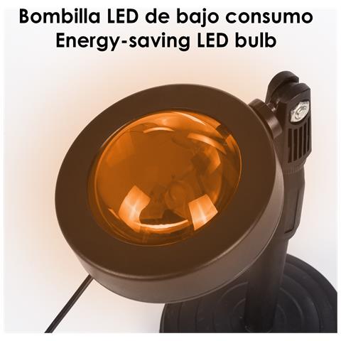 Sunset Lamp: Lampada Led Effetto Tramonto. Illuminazione Ambientale Per La Casa E Creativa Per Video E Foto. - Foto 4