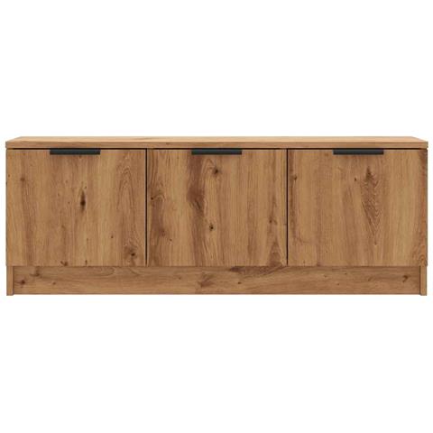 Mobile Tv Marrone Artigianale 102x35x36,5 Cm Legno Multistrato - Foto 10