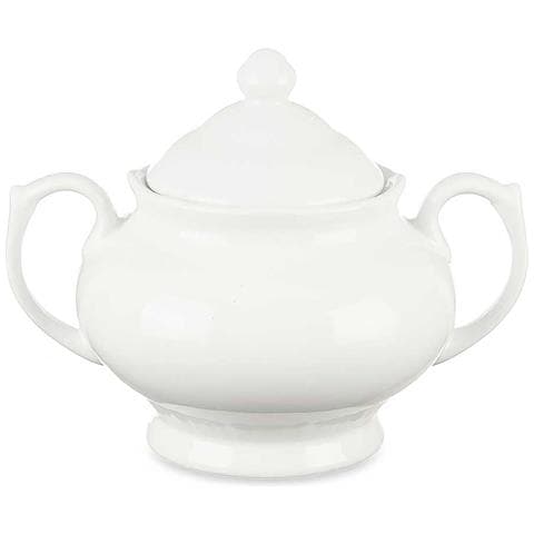 Zuccheriera Con Manico E Coperchio Bianco 450 Ml - Foto 1