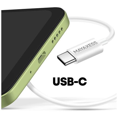 Auricolari Usb-c Con Filo E Pulsante Di Controllo Integrato, Bianco - Foto 5