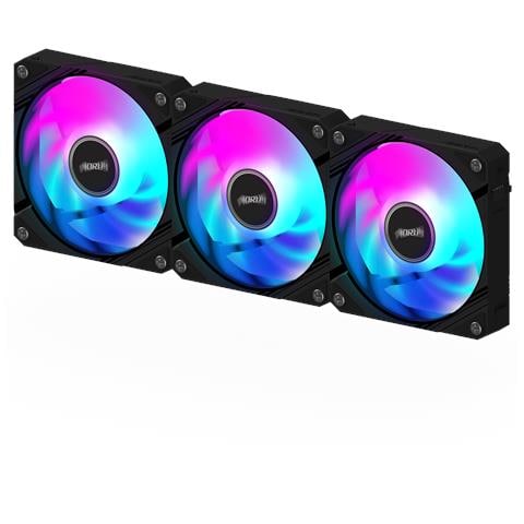 AORUS EZ CHAIN FAN 120 (3-Pack) Scheda madre Ventilatore 12 cm Nero 3 pz - Foto 1