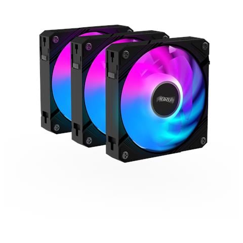 AORUS EZ CHAIN FAN 120 (3-Pack) Scheda madre Ventilatore 12 cm Nero 3 pz - Foto 7