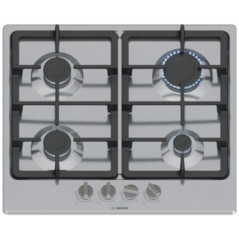 Piano Cottura A Gas Da 60 Cm Con 4 Fuochi, 7500 W, Acciaio Inox - Pgp6b5k90 - Foto 1