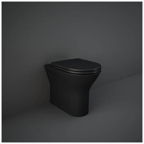 Sanitari Filomuro Feeling : Wc, Bidet, Copriwater Soft-close Nero Opaco - Foto 1