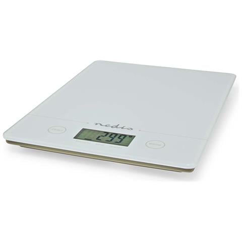 Bilancia Da Cucina Digitale Con Touch Screen E Spegnimento Automatico 5kg, Bianco - Foto 2