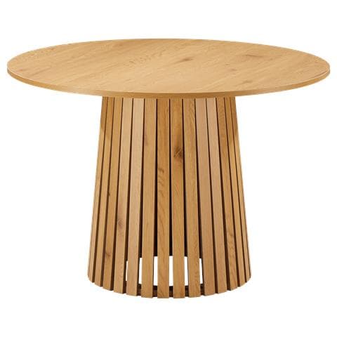 Liv Tavolo Da Pranzo Rotondo 110 Cm In Stile Scandinavo - Foto 1