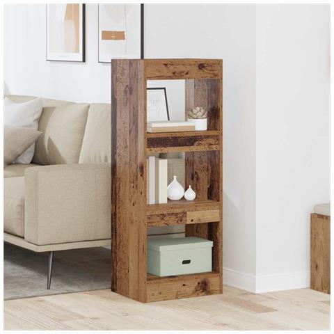 Armadio per Libri Legno vecchio 40 x 30 x 103 cm - Foto 2